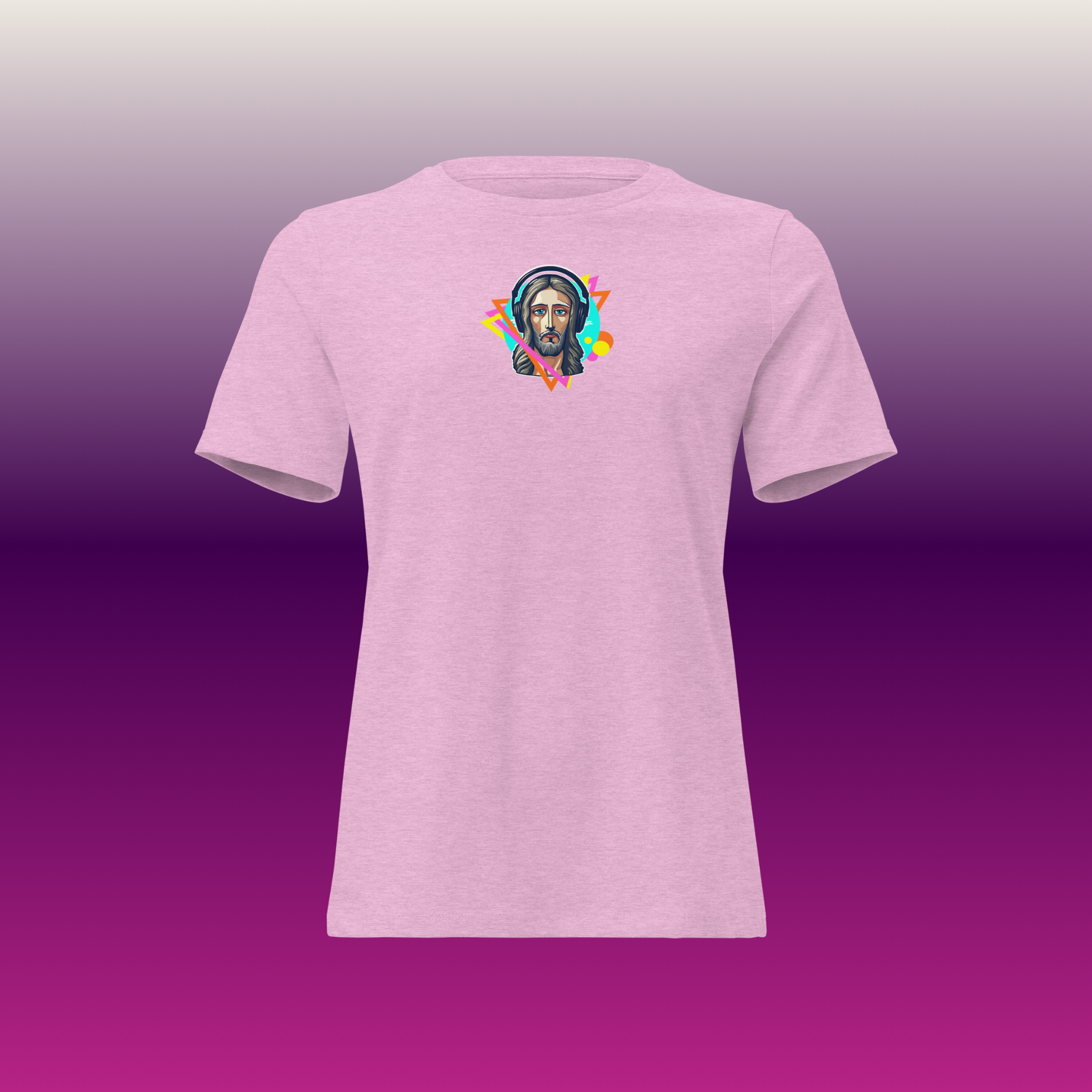 Women's Rock'N Jesus Mini Logo Tee