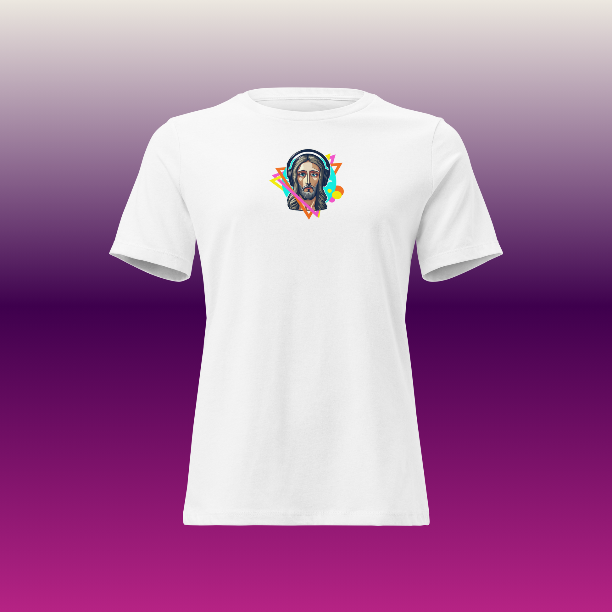 Women's Rock'N Jesus Mini Logo Tee