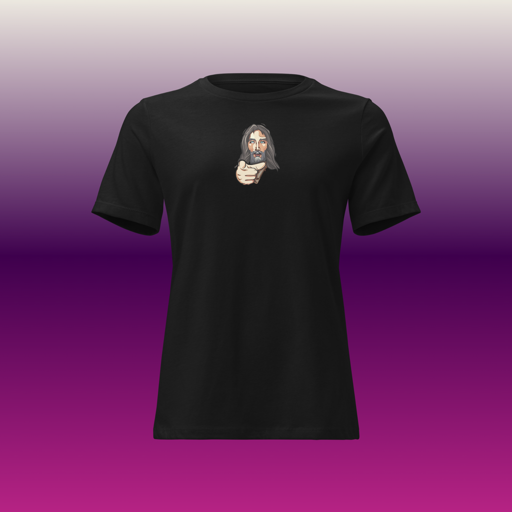 Women's Hey, You Mini Logo Tee