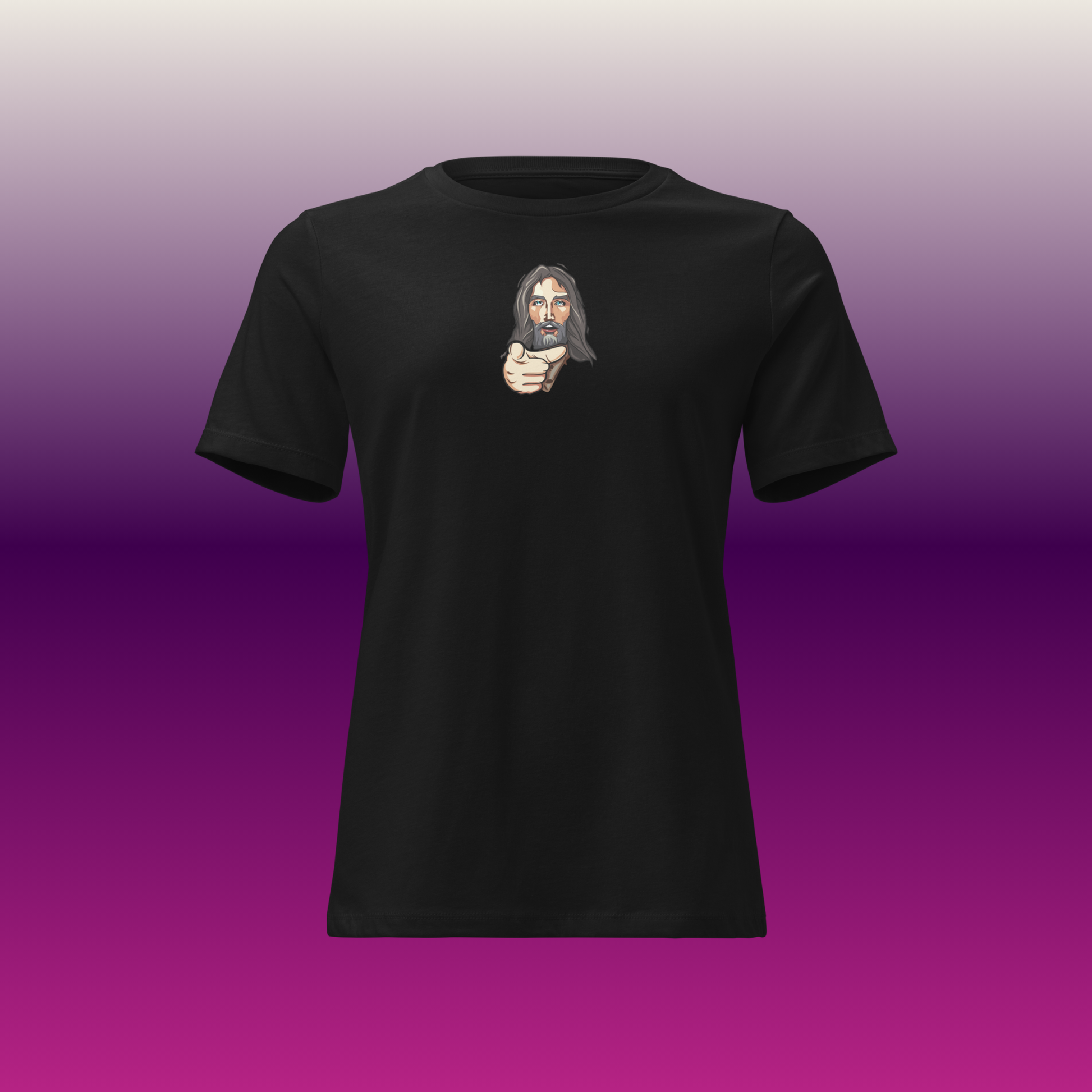 Women's Hey, You Mini Logo Tee