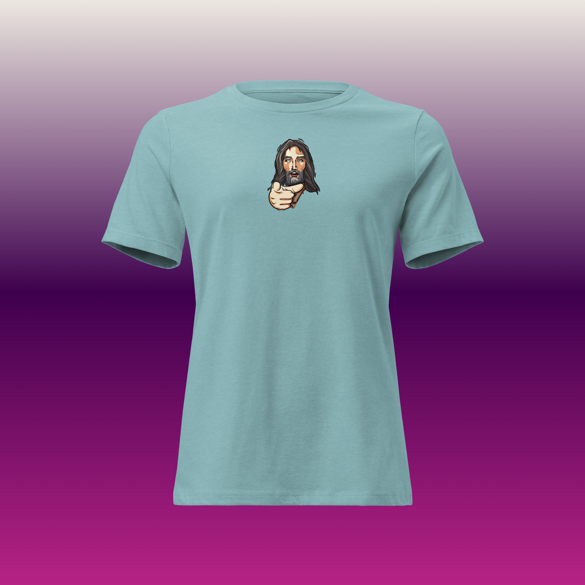 Women's Hey, You Mini Logo Tee