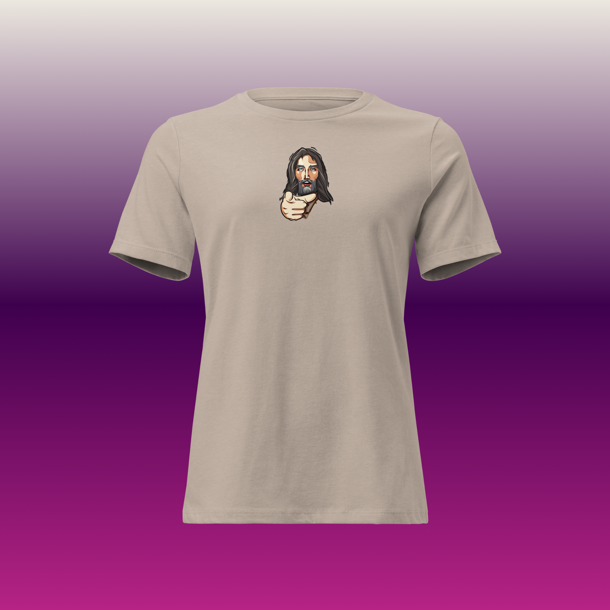 Women's Hey, You Mini Logo Tee