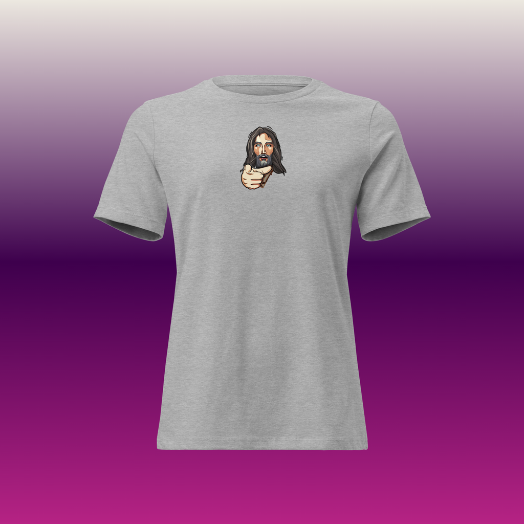 Women's Hey, You Mini Logo Tee