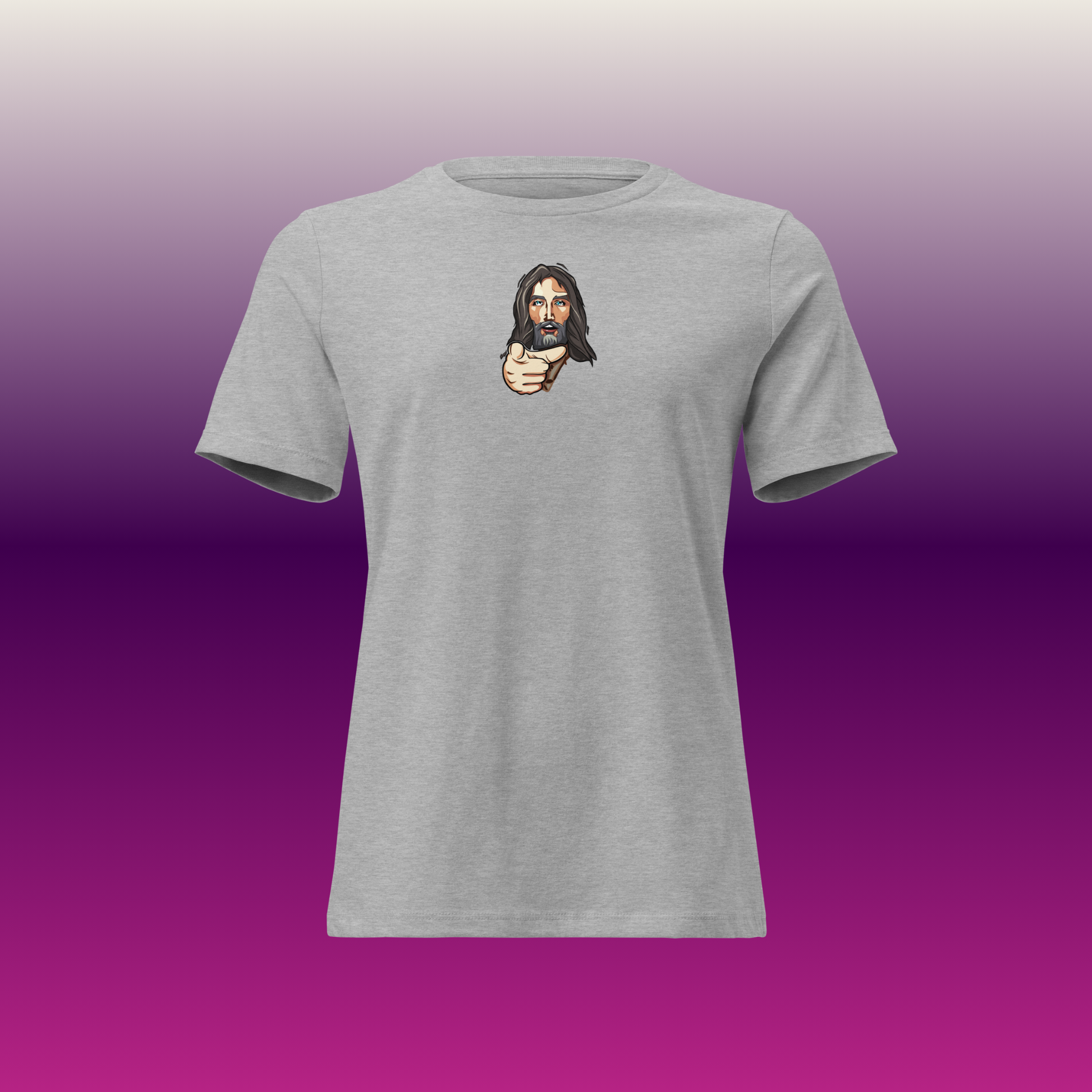Women's Hey, You Mini Logo Tee