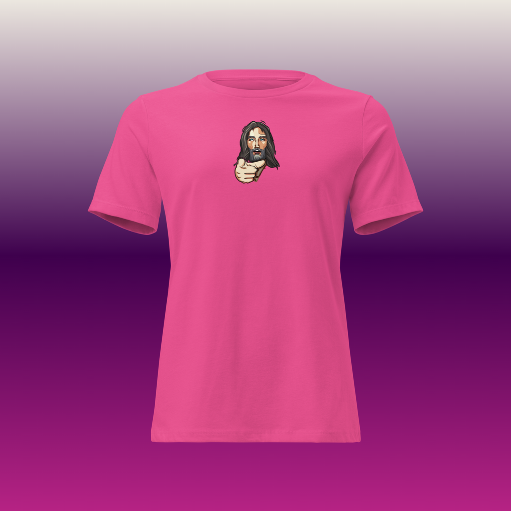 Women's Hey, You Mini Logo Tee