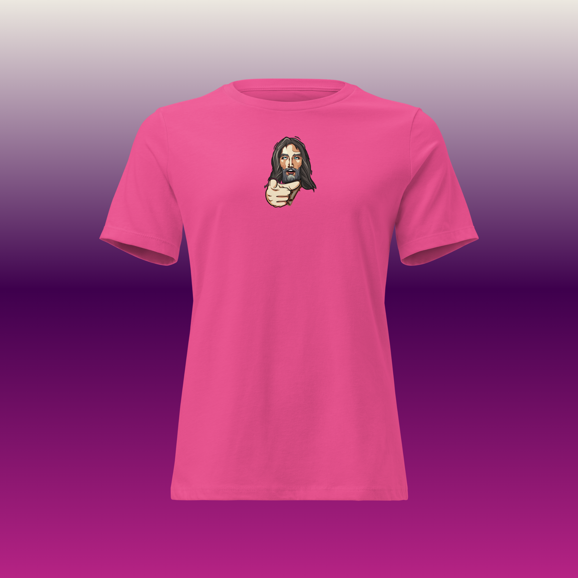 Women's Hey, You Mini Logo Tee