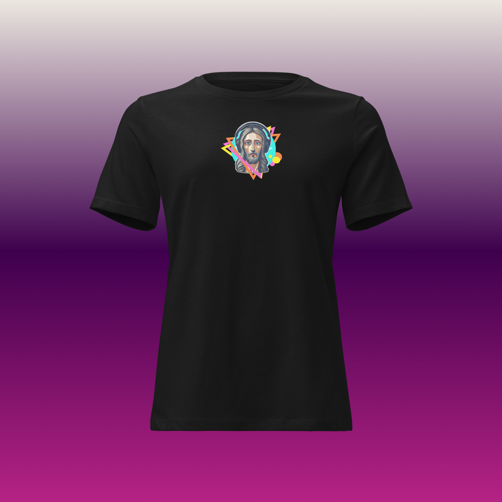 Women's Rock'N Jesus Mini Logo Tee