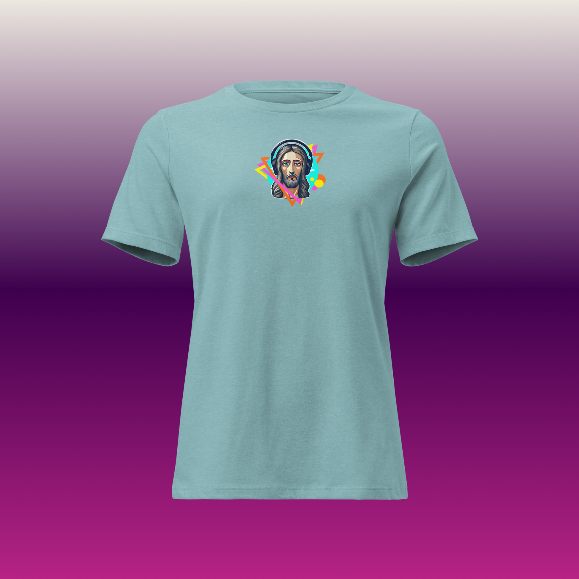 Women's Rock'N Jesus Mini Logo Tee