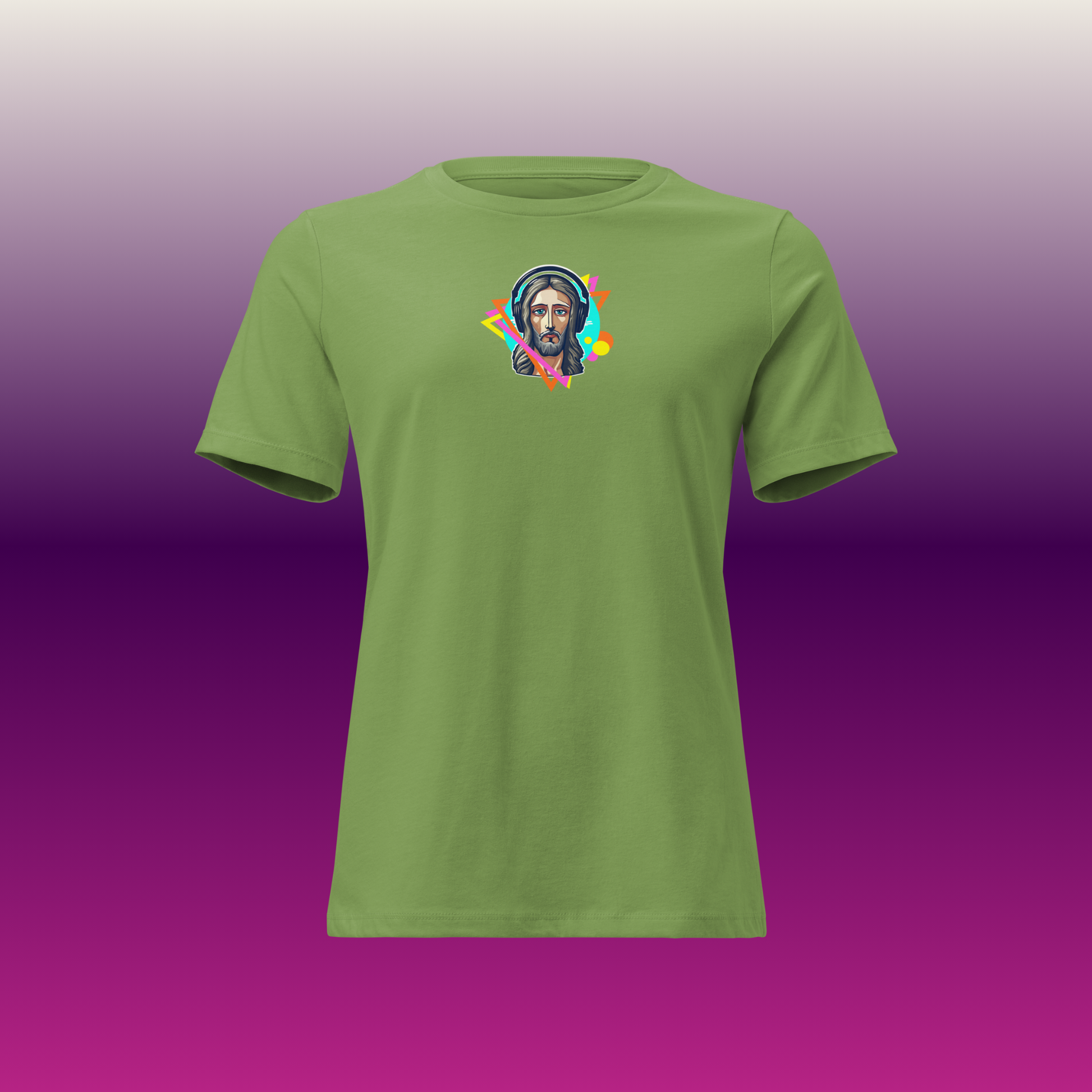 Women's Rock'N Jesus Mini Logo Tee