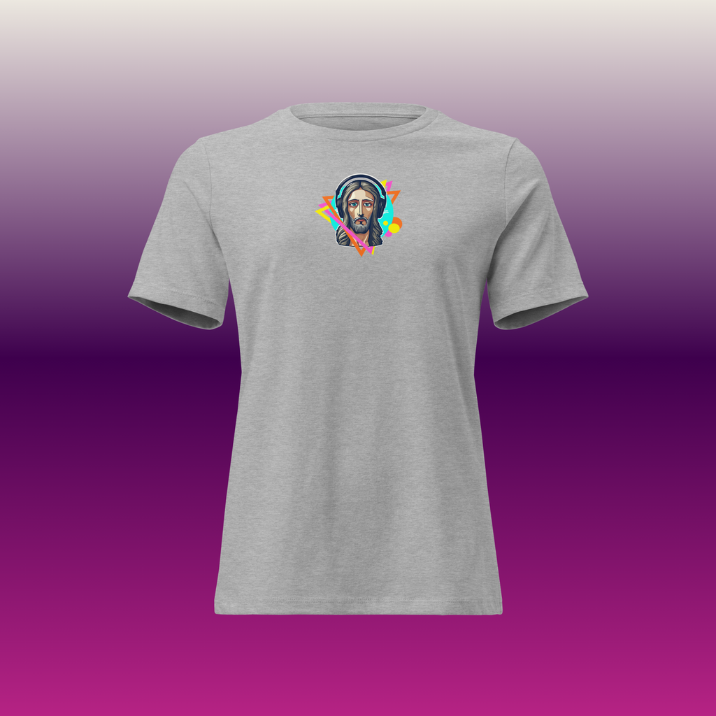 Women's Rock'N Jesus Mini Logo Tee