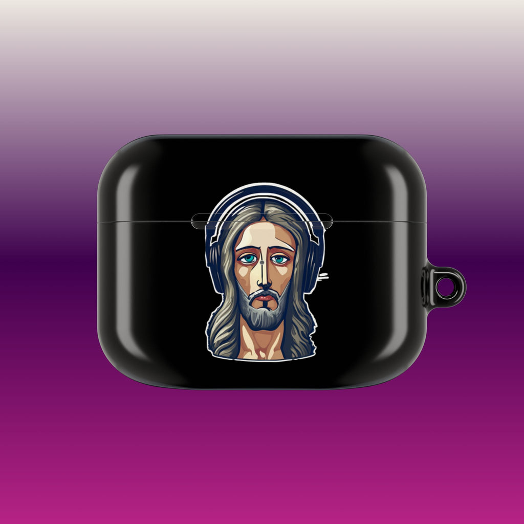 Jesus Rock'N AirPod Case - Black
